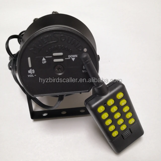 Factory offer multisound bird caller with 50w loud speaker  200m remote control