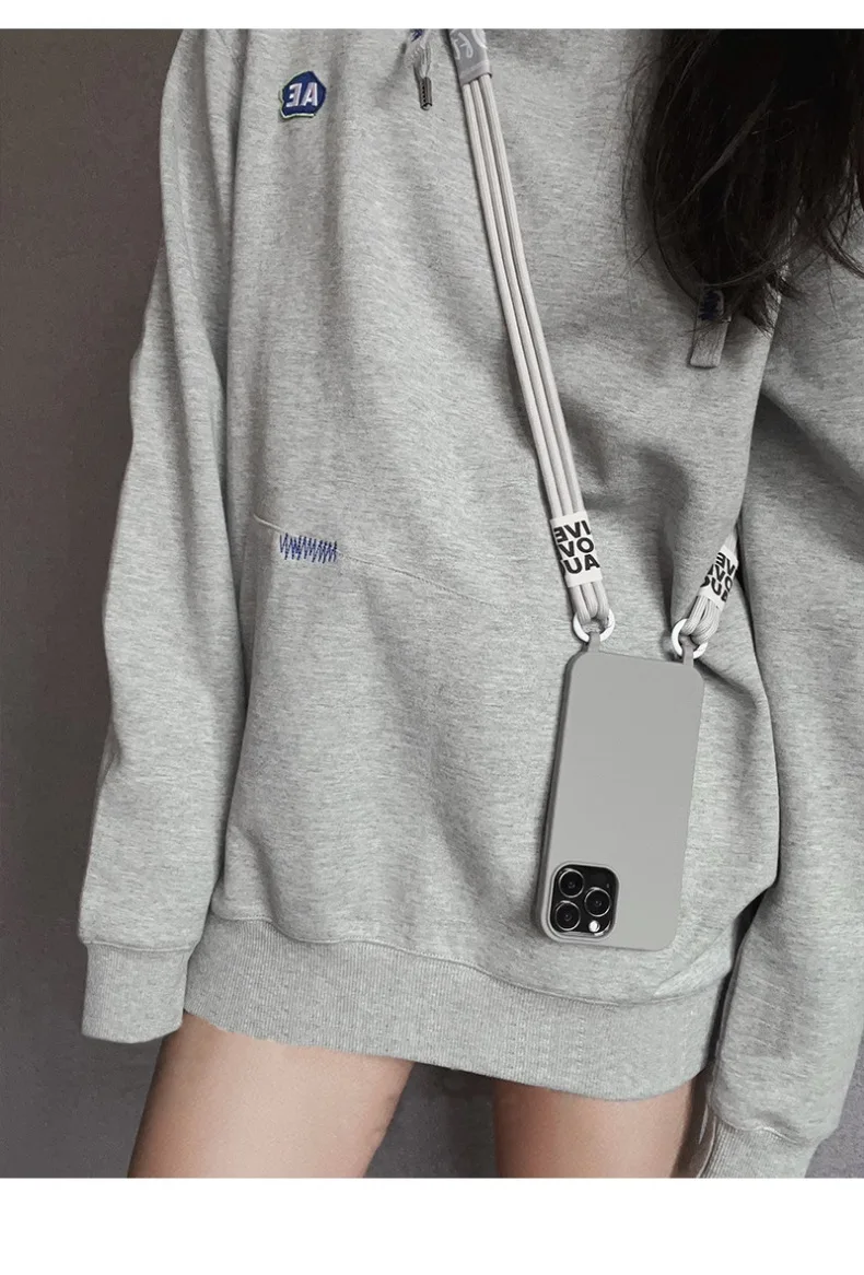 Suitable For IPhone 15 Phone Case New Crossbody Strap Iphone 14 Pro Max Niche High Sensitivity_voghion.com