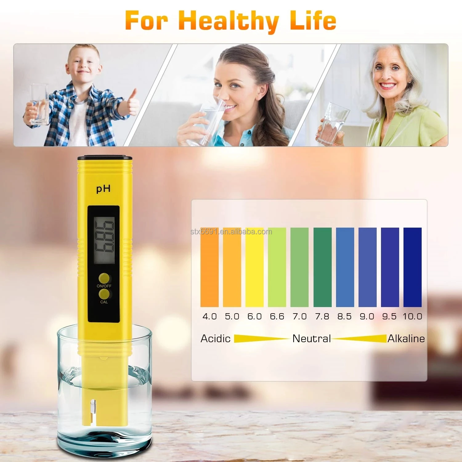 Portable Ph Meter Acidity Meter Ph02 Test Pen Ph Alkalinity Fish Tank ...