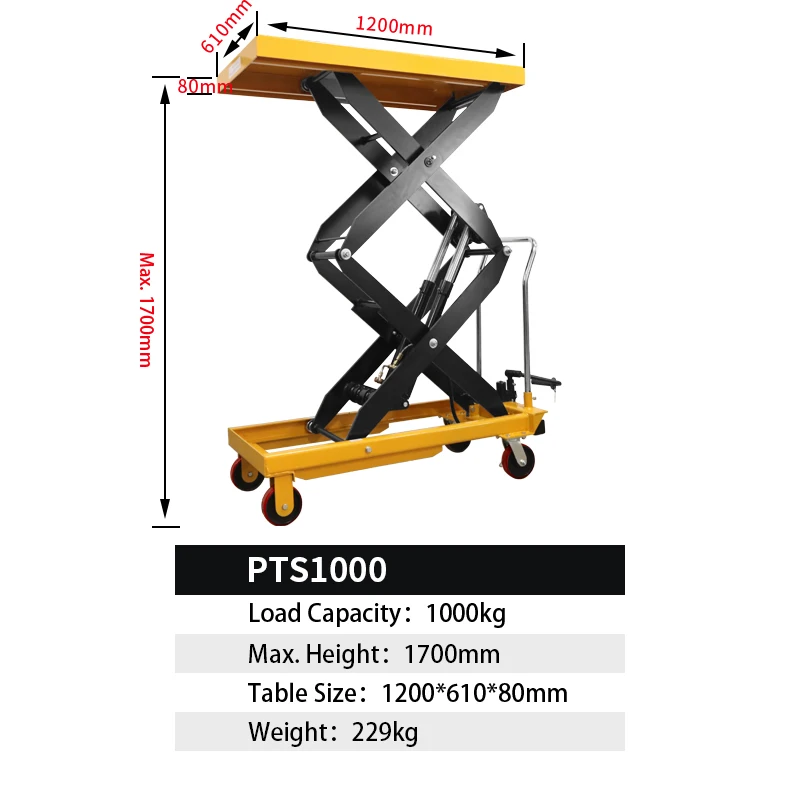 Стол подъемный 2000 кг