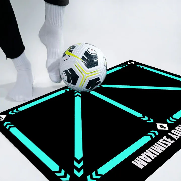 PENEYON Soccer Training Mat, 35.4 X 23.62 Inches, Green, Non-Slip, Silent, All Ages, Improve Speed, Strength & Coordination