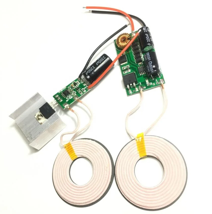 Taidacent 60W Wireless Power Supply Module 24 Volt Electromagnetic  Induction Charger Long Range 24V Output Wireless Charger