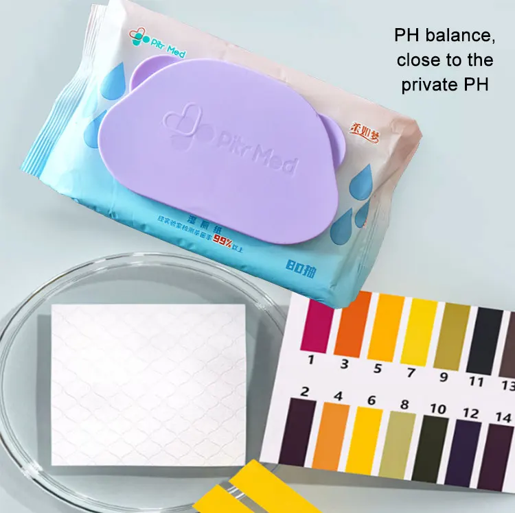 Wood Natural Biodegradable Flushable Wipes Calendula Rose Honey