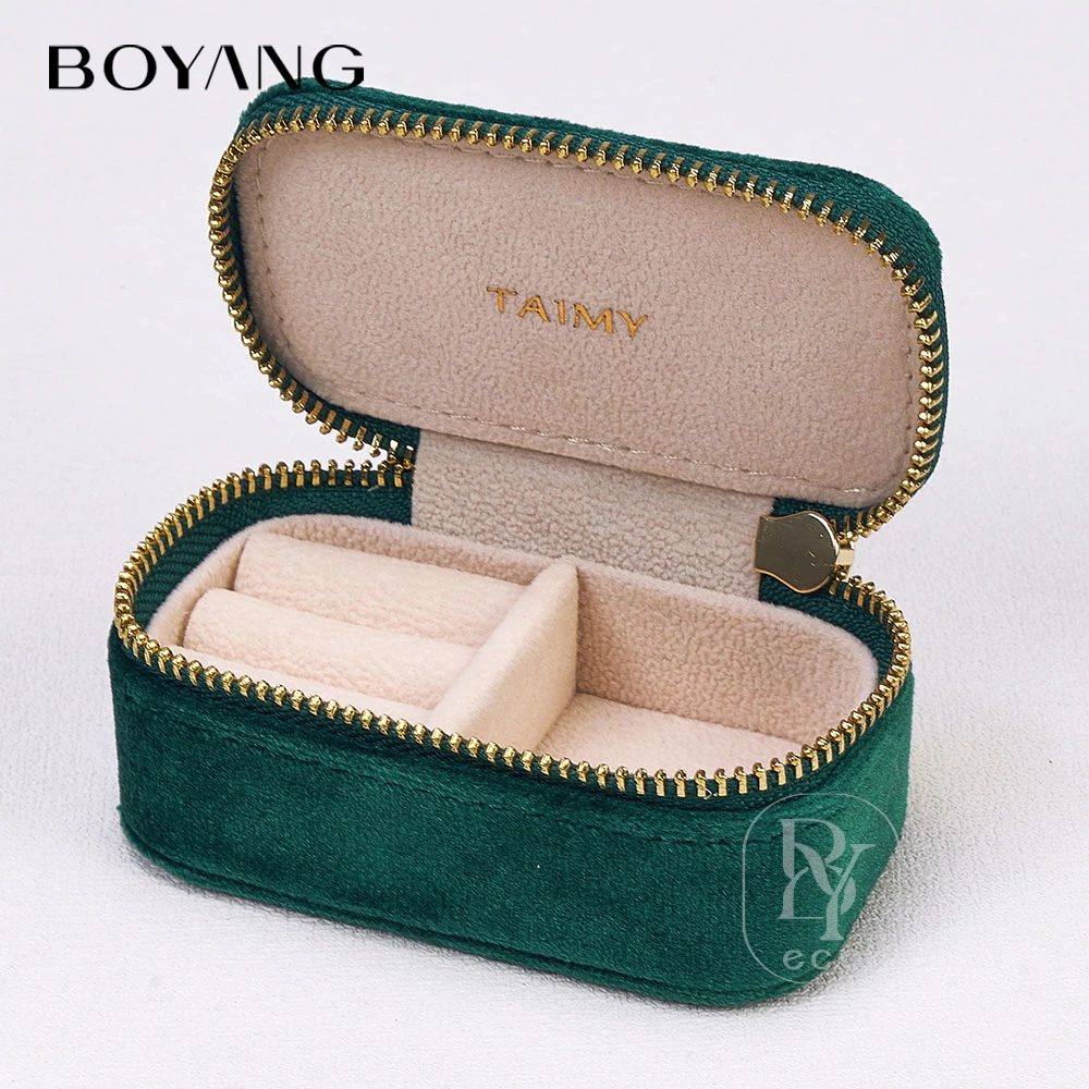 thumbnail image 2 of Sofa-Shape Jewelry Box - 1/6 Scale Velvet Dustproof Organizer With Mirror 2 of 12