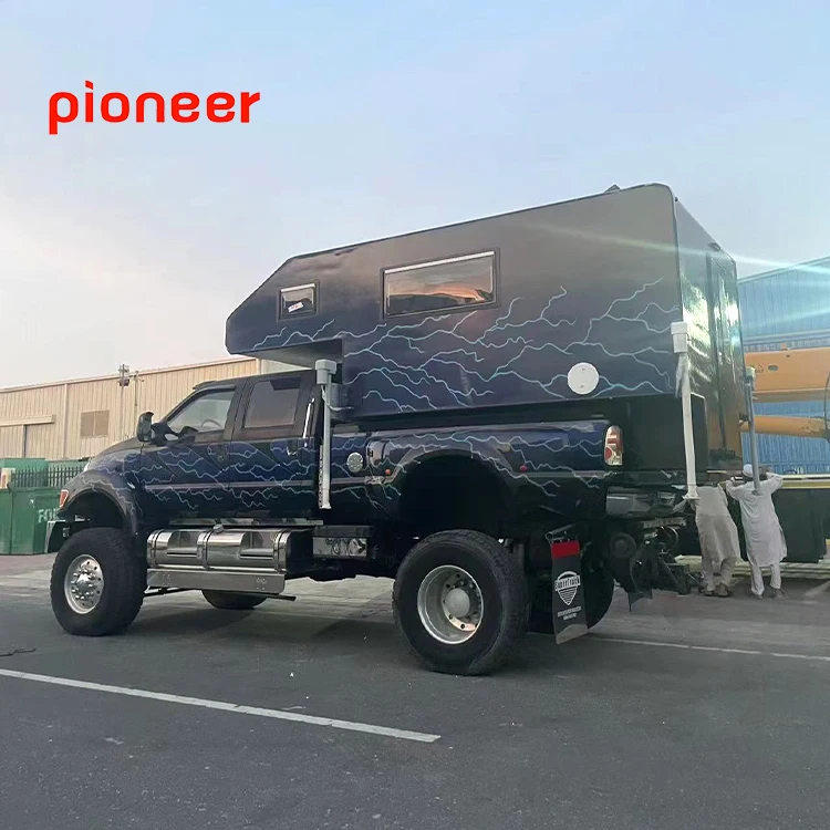 Expedition Vehicle Truck Camper Slide on Camper 4X4 Offroad Pickup Camper