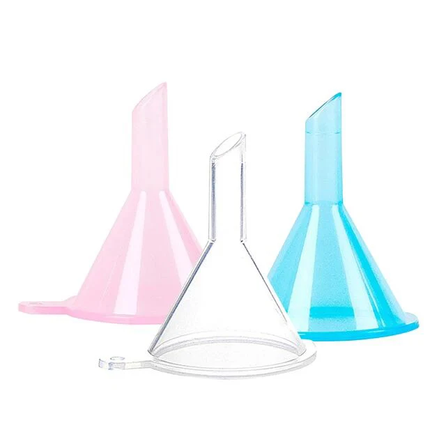 Мини-пластиковая воронка с небольшим горлышком, воронки для эфирных масел, пробка для бутылок, лабораторные принадлежности, школьные экспериментальные принадлежности