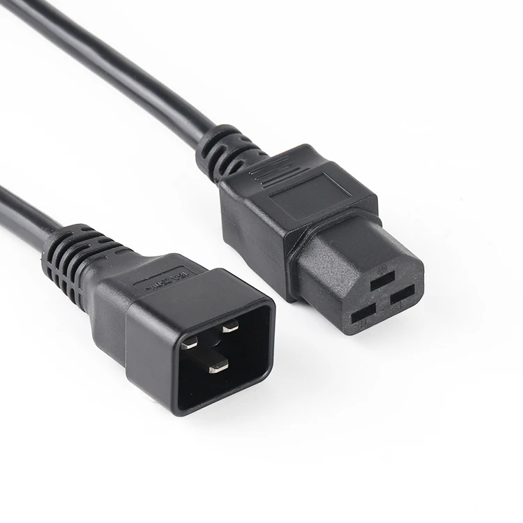 Wholesale Factory Price High Quality Male to Female IEC C20 C21 PDU/UPS Extension Cord