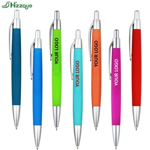 Manufacturer Wholesale Multicolor Plastic Ballpoint Pens Set Custom with logo Ballpoint Pen