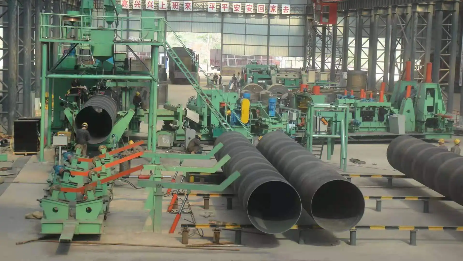 Ssaw Tube / Pipe Mill Steel Pipe Production Line Machine Spiral Pipe