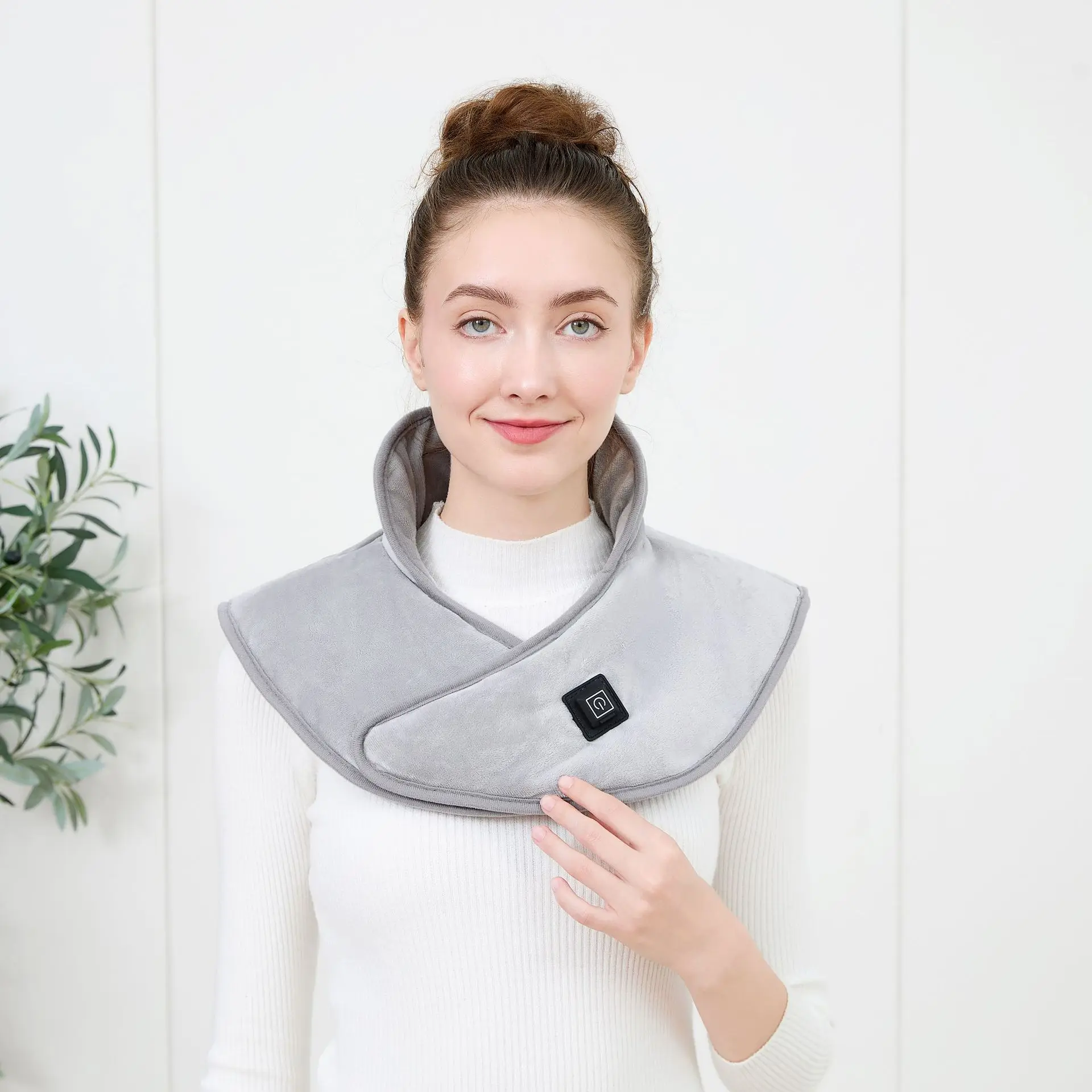 2025 New Arrival USB-Powered Heated Shawl 3-Level Temperature Control Electric Heating Shoulder and Neck Protection Neck Shawl 4