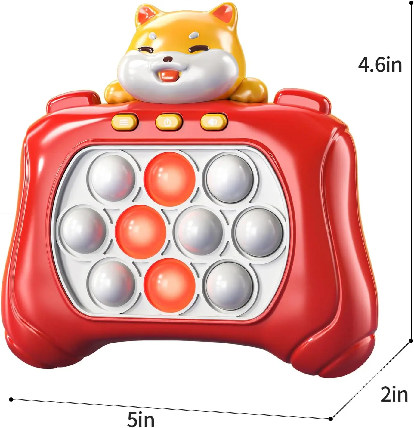 TEMI Handheld Game for Kids Quick Push Game Bubble Stress Pop Light up Game  Birthday Gifts for 56789 Year Old Girls Boys Teens