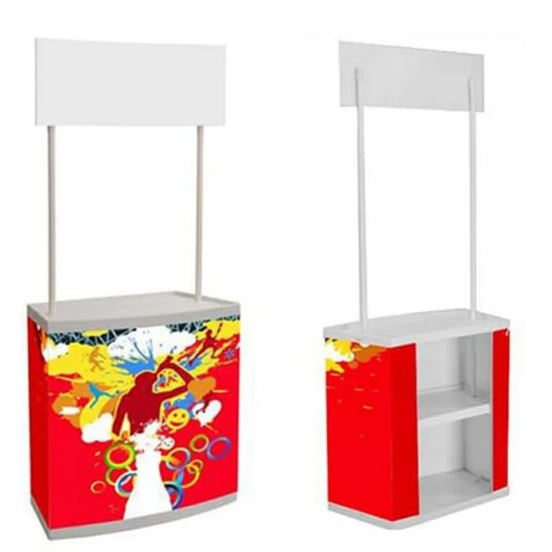 Promotion Counter Table Kiosk Trade Show Display Supermarket Demo Pop up Booth
