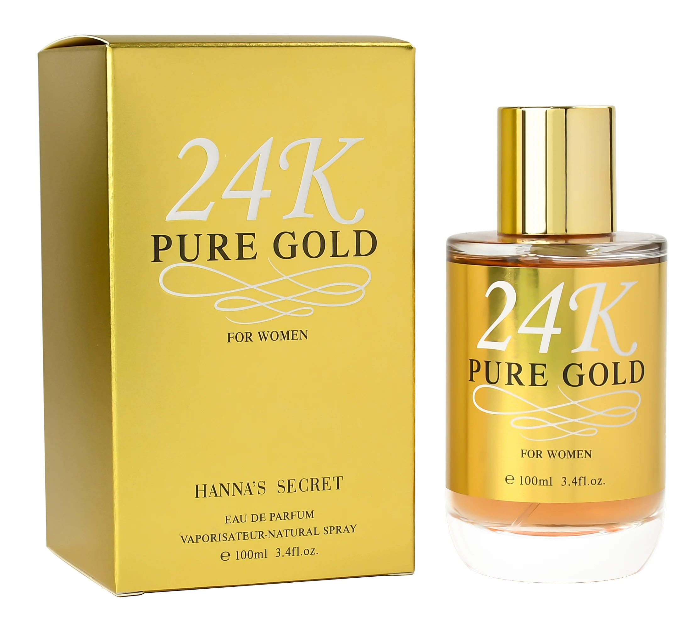 24k Pure Black Woody Scent Men's Perfume 100ml Eau De Parfum, Oem