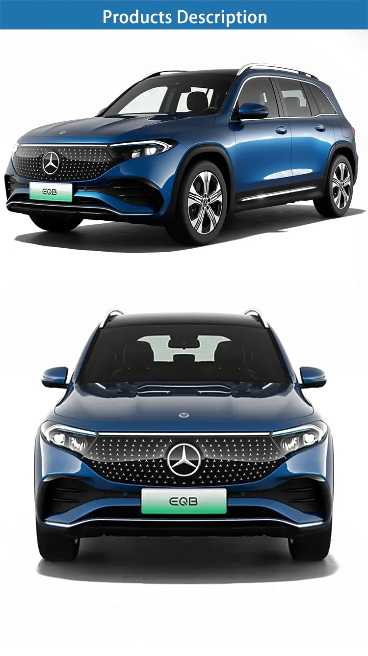 2025 Mercedes Benz EQB 260 Electric SUV with 600 Km Range Euro II Emission and R19 Tires