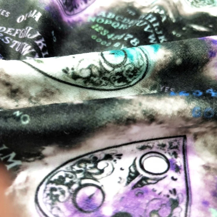 Hot Sale Super Soft Spandex Digital Custom Printed 4 Way Stretch Double Sided Minky Fabric