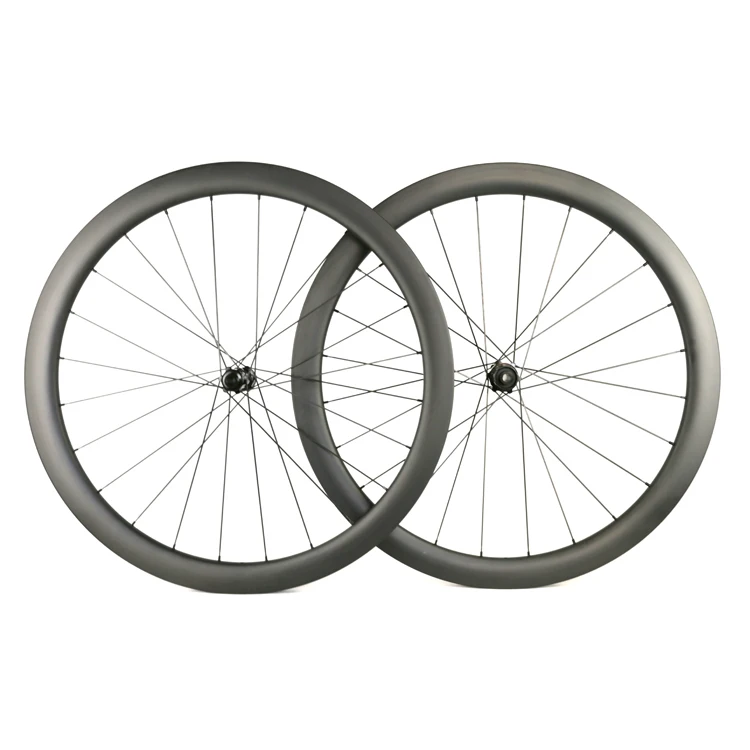 Carbon Wheels Road Bike Wheelset Disc 45mm Clincher Bicycle Wheels 25mm