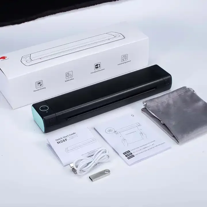 Phomemo M08f Inkless Portable Printer Thermal A4 Printer Pocket Contract Printer on Office or Business Trip