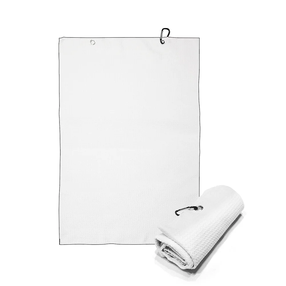 Sublimation Golf Towels White Blank Cooling Towel Microfiber Polyester