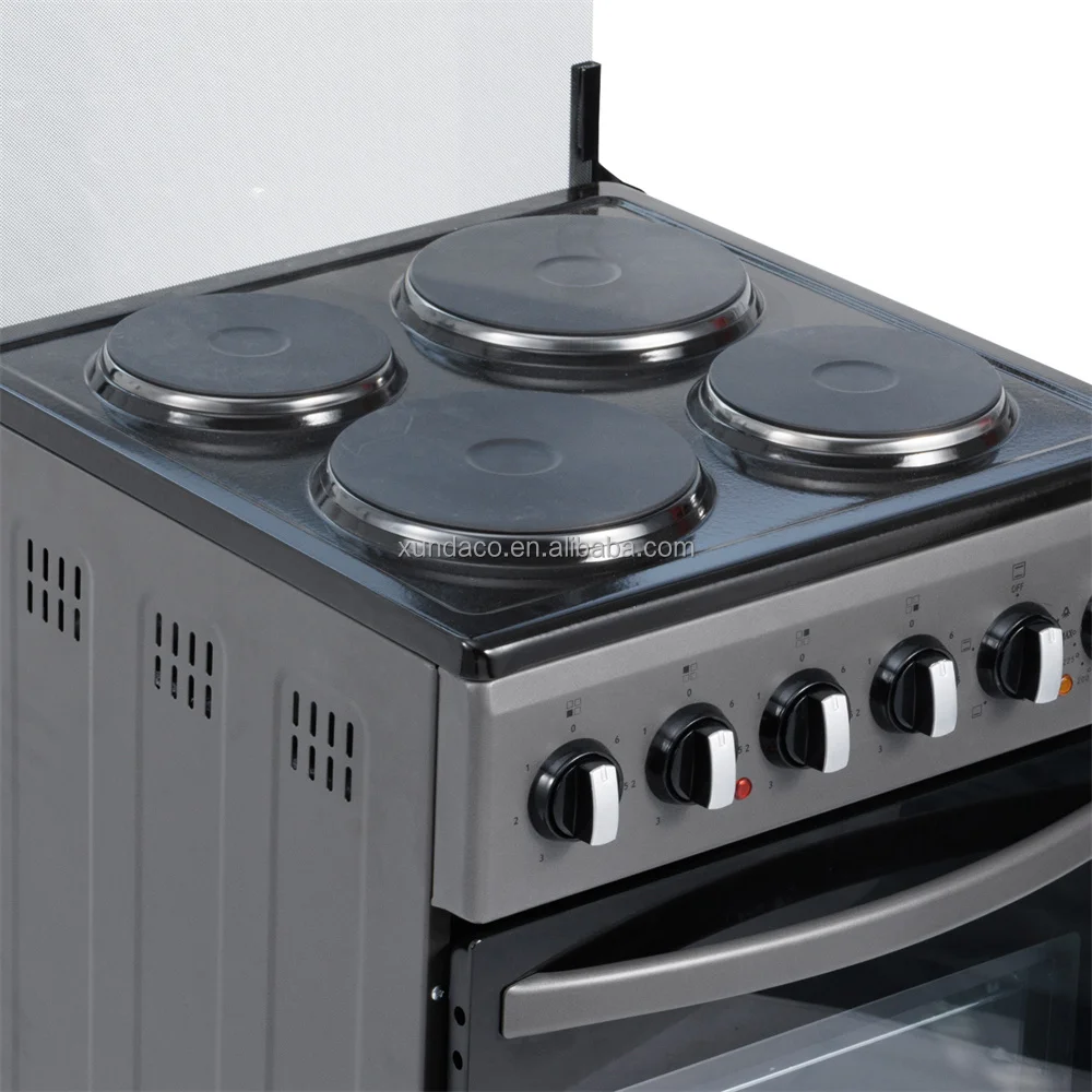 Xunda Free Standing Electric Cooking Range 4 Plate Electric Plate Cooker Kitchen Stove With Built-in Ovens