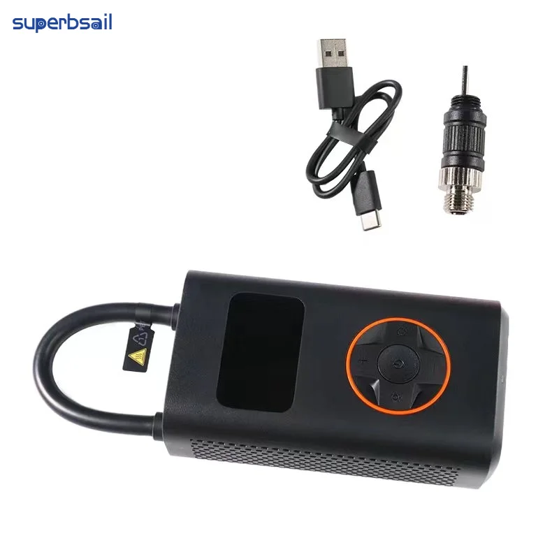 Superbsail Pump 12V Portable Car Air Compressor For Motorcycles Bicycle Tyre Inflator Digital Auto Inflatable Air Cycling Pump details