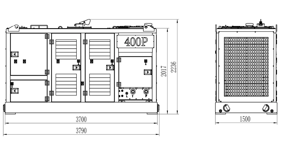 Construction Piling Machine AT-100 Vibratory Hammer - Pile Driver manufacture