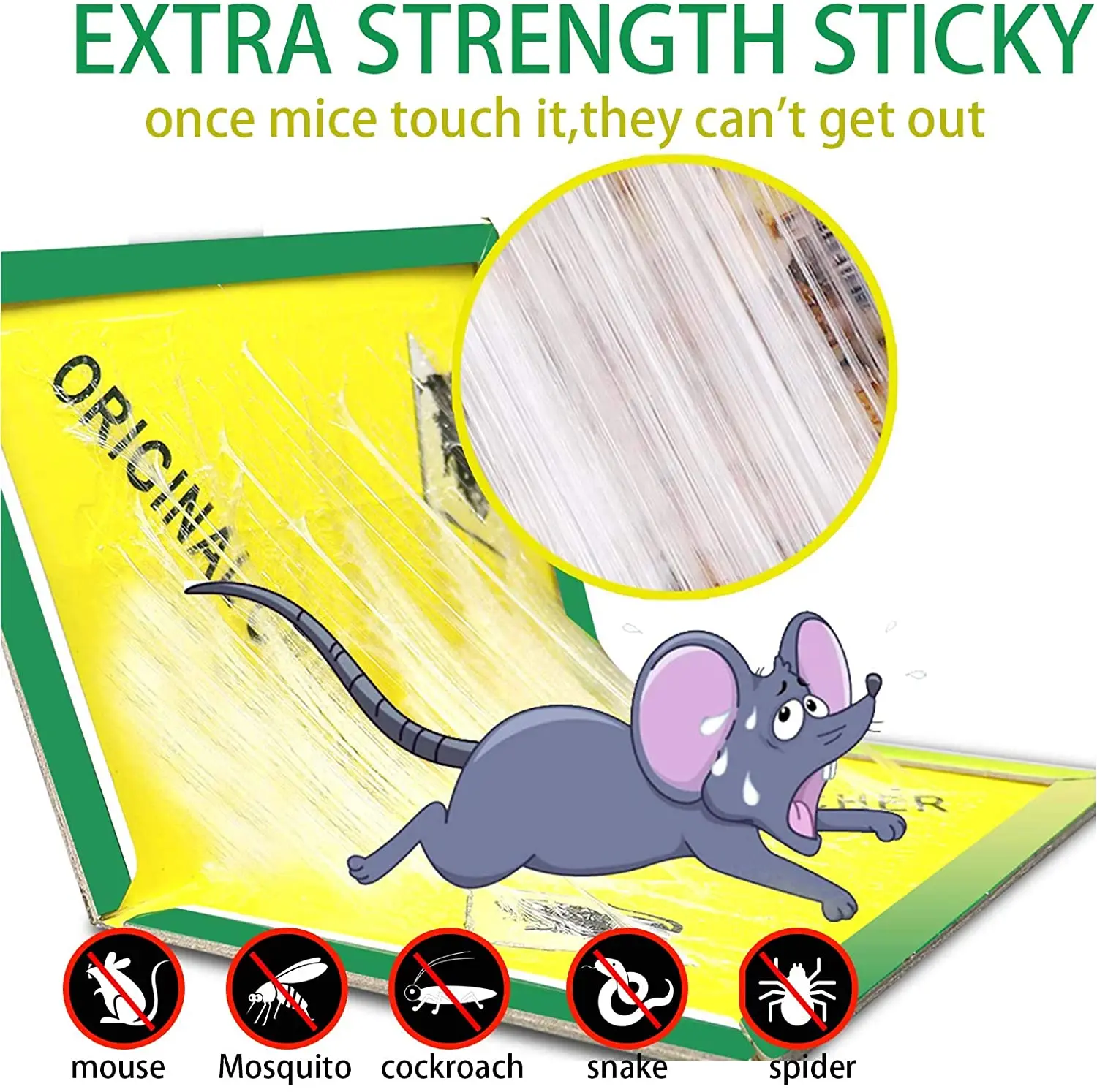 Factory Customized Glue Trap Adhesive Mice Mouse Board Super Sticky