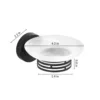 Black single soap dish-SS201