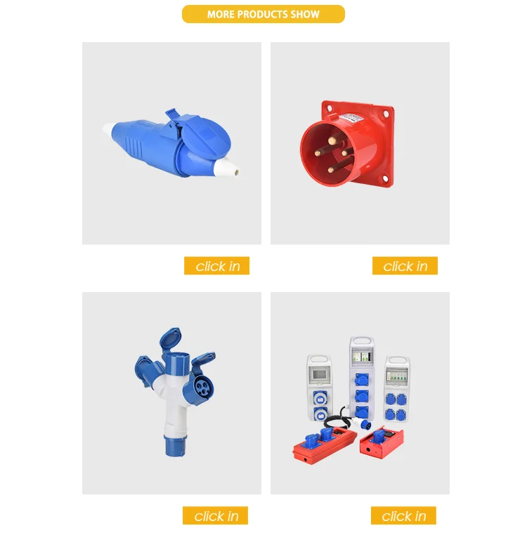 Industrial Plug and Socket Combination Box Wholesale Made in China Red ...
