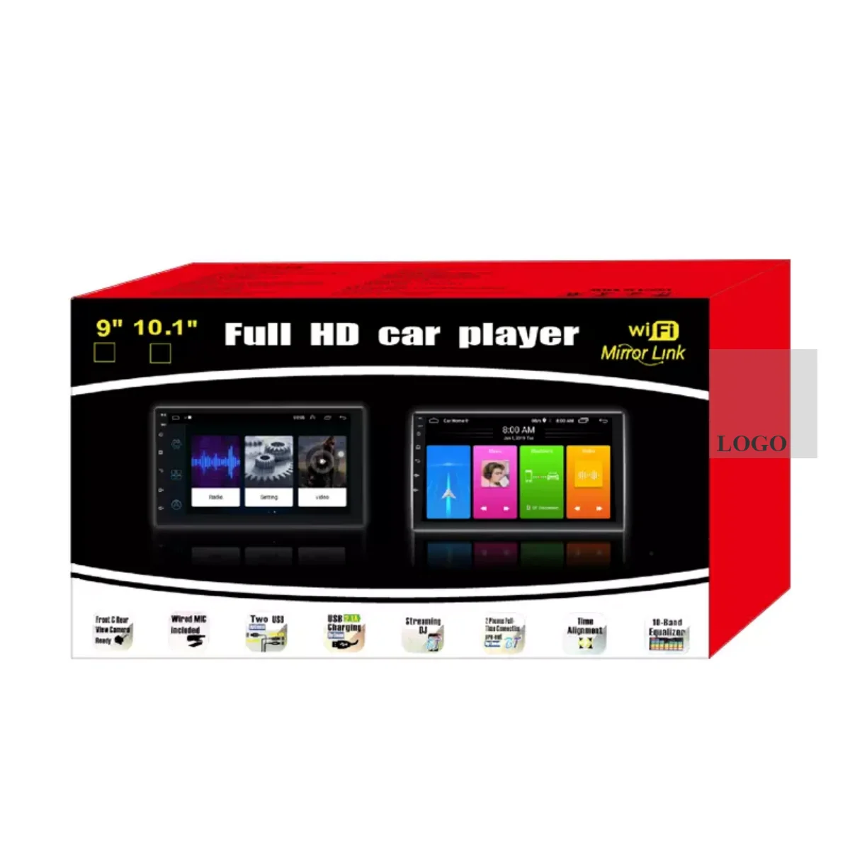 Android Car Radio 10.1" 1din Vertical Screen Car Player Android 10