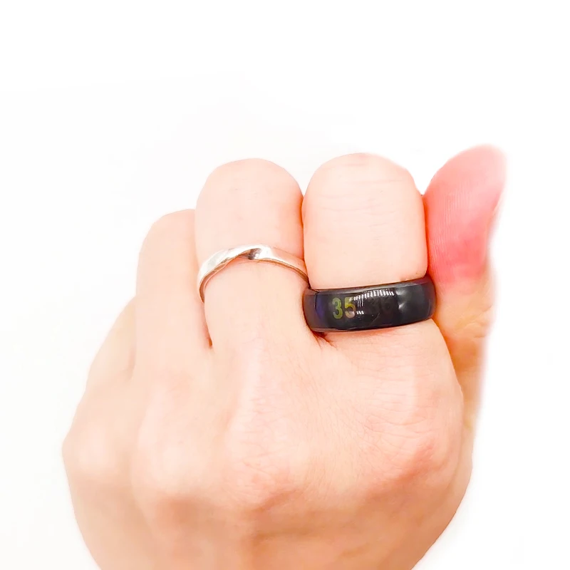 Multifunction Magic Ring Intelligent NFC Smart Ring for NFC Android Mobile Phone and Temperature Sensing