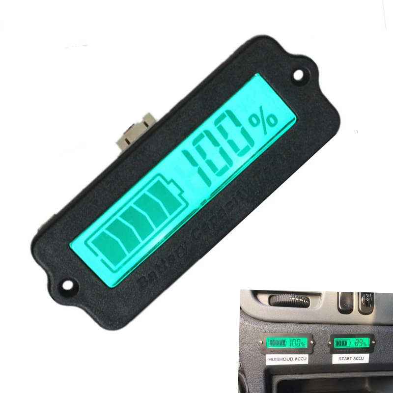 Rechthoek Specialist tennis Tester Voltmeter Battery Capacity Indicator 12v Ly6w Lead Acid Lipo Lcd  Display Battery Capacity Meter Power Detect Digital - Buy Tester Voltmeter,Battery  Capacity Indicator,Ly6w Lead Acid Lipo Lcd Display Battery Capacity Product