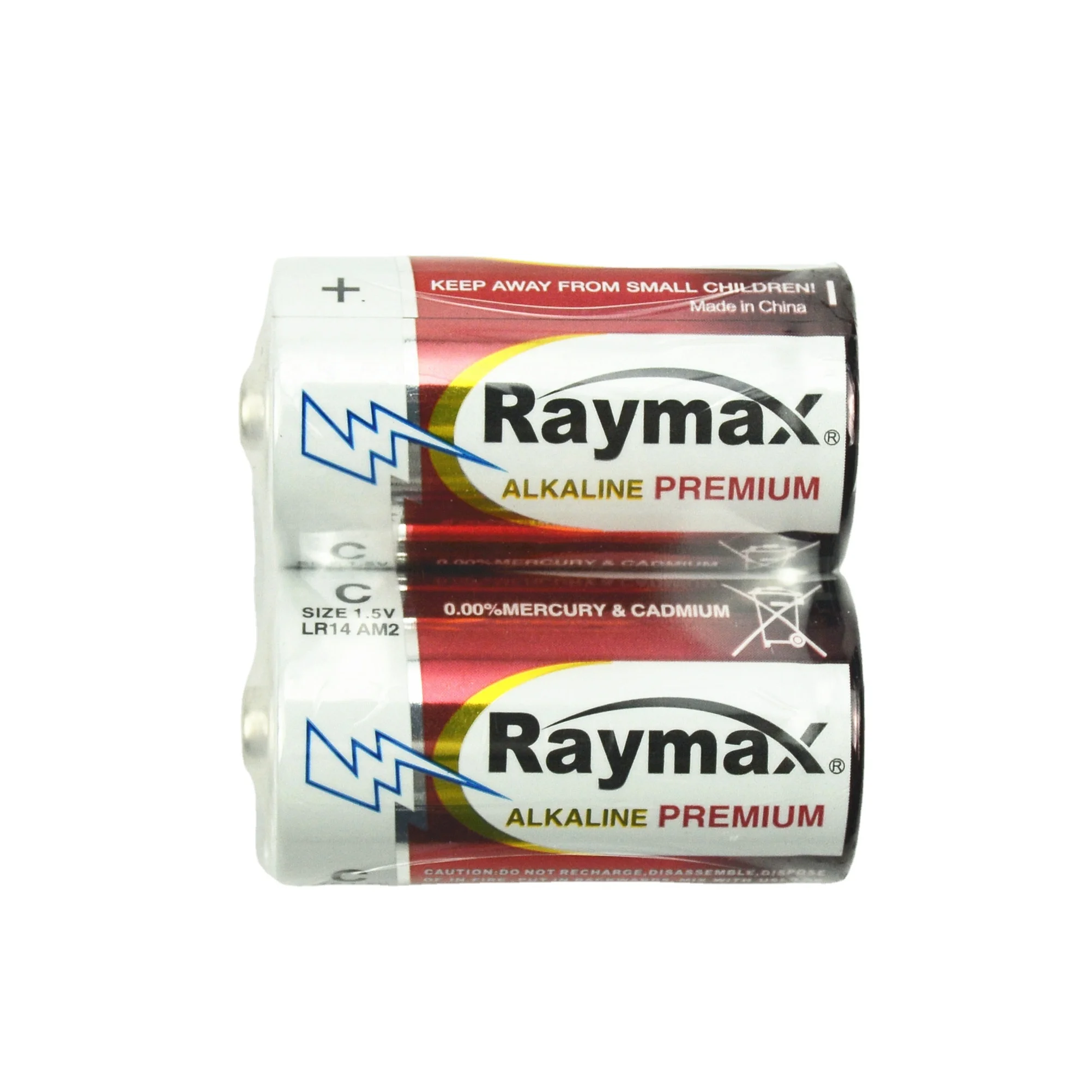 레이맥스 머스탱 배터리 공급업체 장수명 사이즈 C AM2 1.5V C LR14 알카라인 건전지 손전등용 리모컨