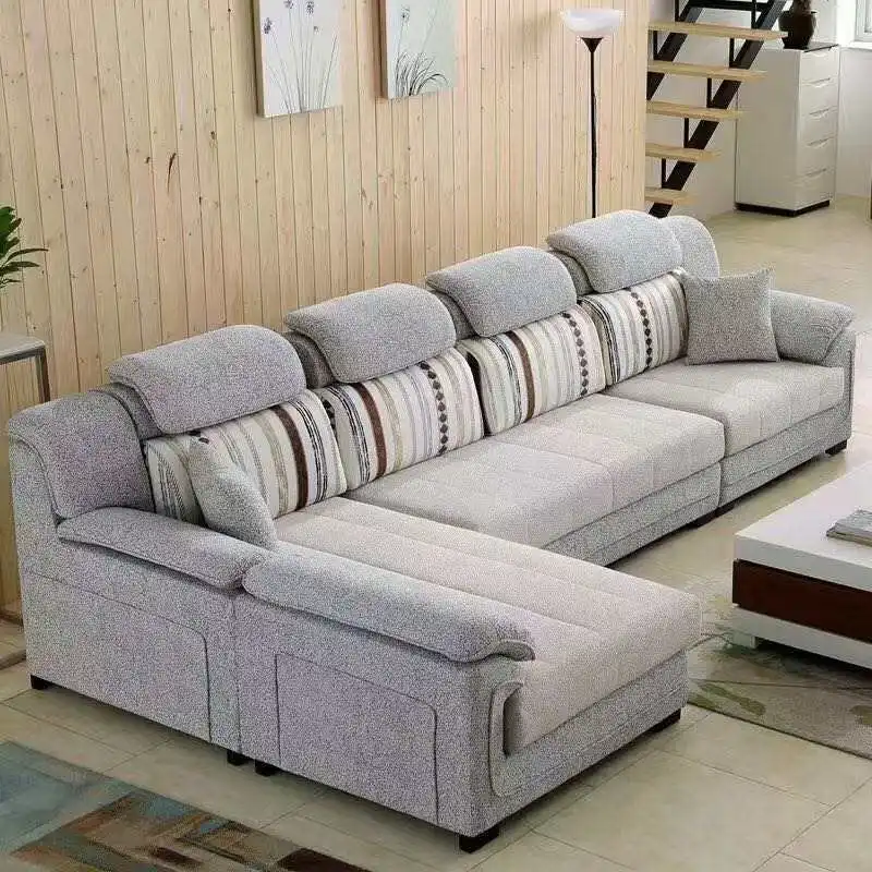 Top Quality Polyester Cotton Linen Look Furniture Upholstery Sofa