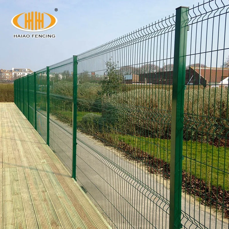 ECO Friendly Fence Designs PVC Coated 3D Curved Welded Wire Mesh Fence for Sale