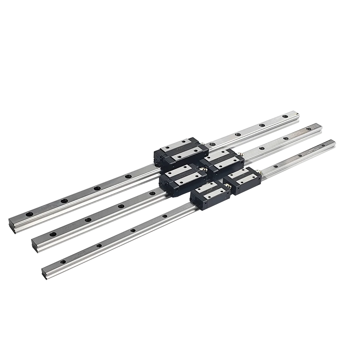 High Efficiency Linear Rails Blocks System Low Profile 4000mm Sliding Rail Linear Guides Blocks for CNC Robotic Arm
