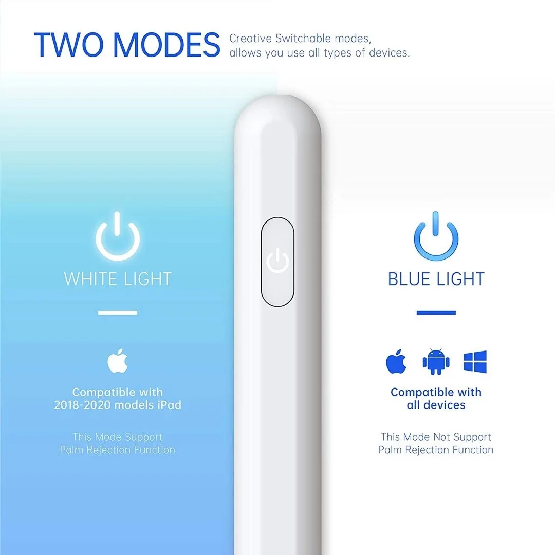 
 Высокочувствительный активный стилус для iPad Apple Pencil, совместимый с сенсорным экраном IOS, Windows, после отказа от 2018  