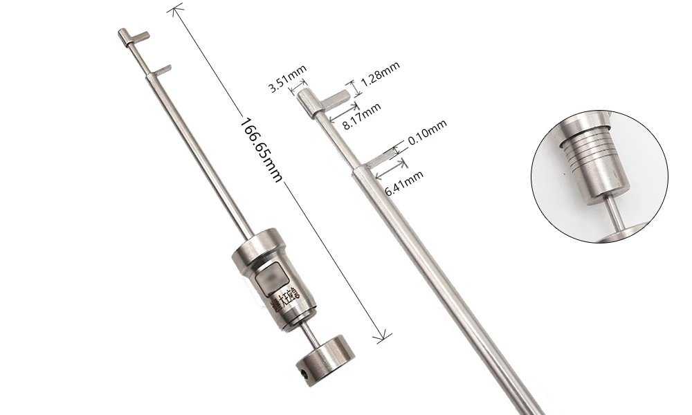 Blade Disc Lock Pick Tool, Civil Lock Picking Detainer Fast Opener