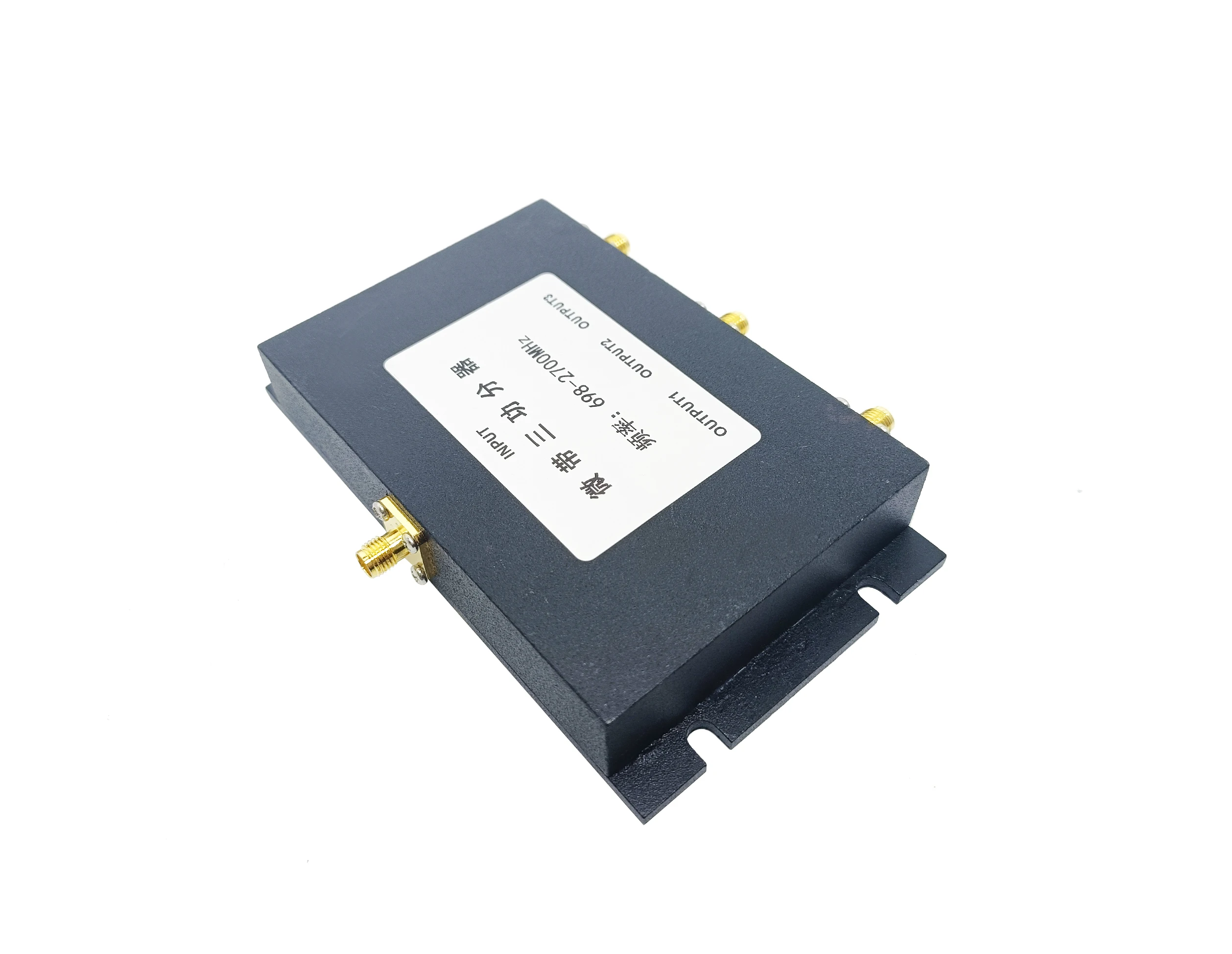 698-2700MHz Communication 3 Way Power Splitter 50W 50ohm SMA Female 3 Way Power Divider manufacture