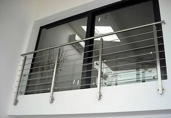 High Quality Stainless Steel Satin Finish Dia 12mm Rod Outdoor Deck Railings manufacture