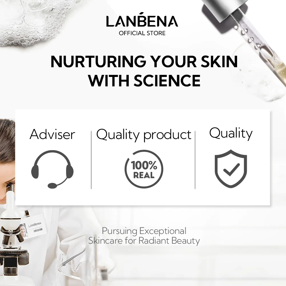 Lanbena Grosshandel Niacinamid Serum för ansikte, Anti Åldrande Serum, Hydraterande Serum för Befuktande Hud