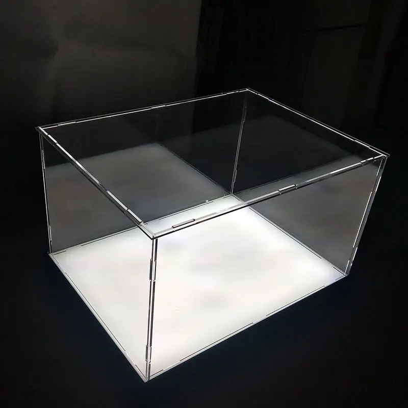 Factory Price Large Clear Acrylic Boxes Case Clear Acrylic Display Box With Base Buy Large