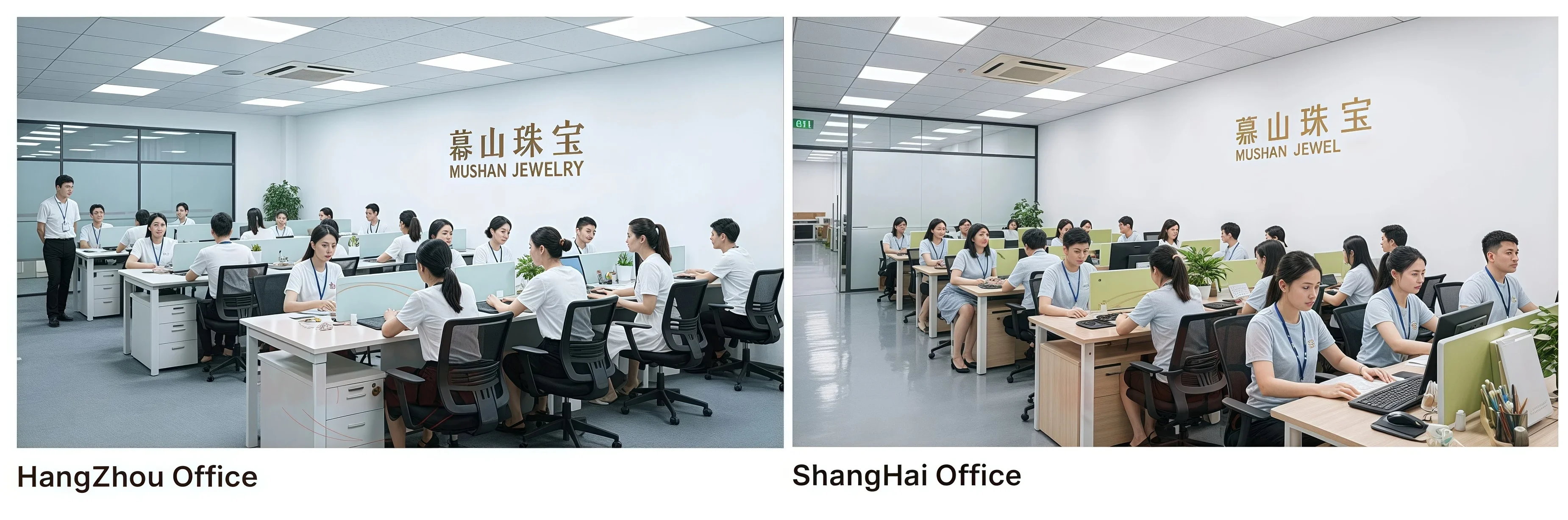 MUSHAN Jewelry Factory 925 Sterling Silver Rings Woman Wedding Bands High Carbon Diamond Synthetic Morganite Gemstones Ring