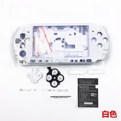 Для игровой консоли PSP3000 PSP 3000, Сменный Чехол с полным корпусом, чехол с кнопками в комплекте