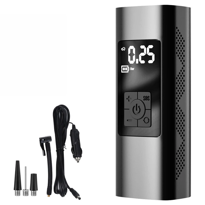 WSY 6000 мАч портативный Электрический цифровой 150PSI насос для велосипедных шин воздушный автомобильный насос в 12 V для велосипедов