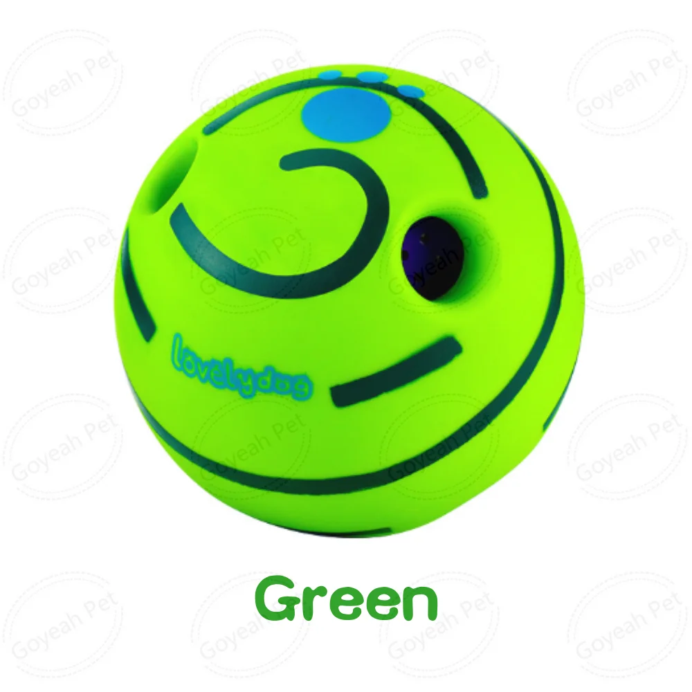 Interactive Waggle Giggle Ball Dog Toy Durable Wobble Sound Dog Rolling Ball Toy Buy Green