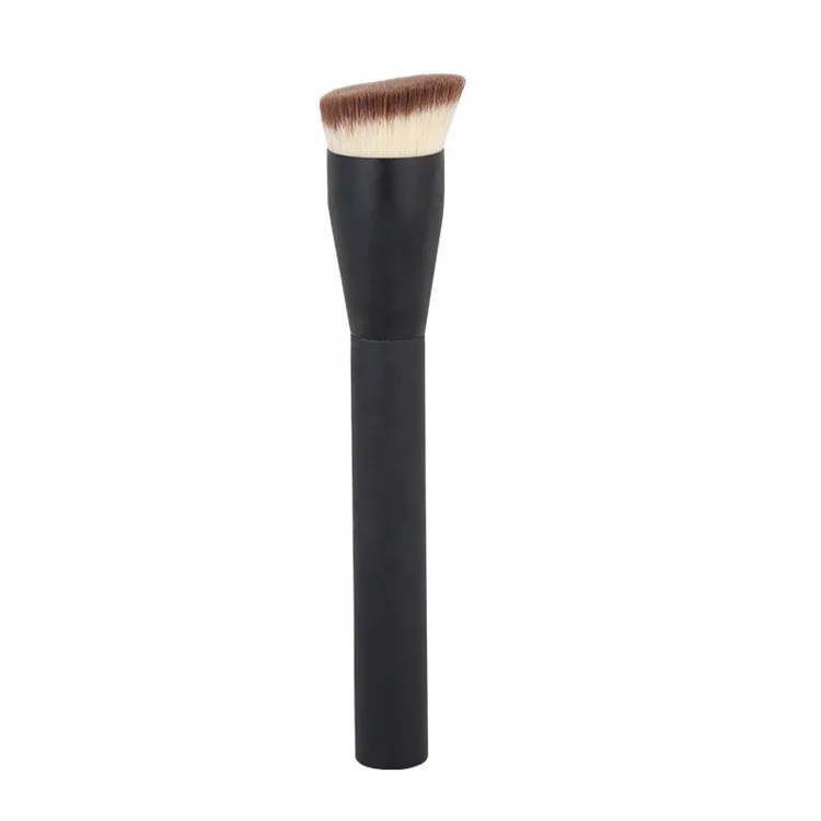 Selbstbräunungspinsel Für Körper-Make-up – Gebogener Griff, Schwarz, Für Gleichmäßigen Airbrush-Effekt