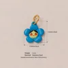 Ciondolo fiore blu