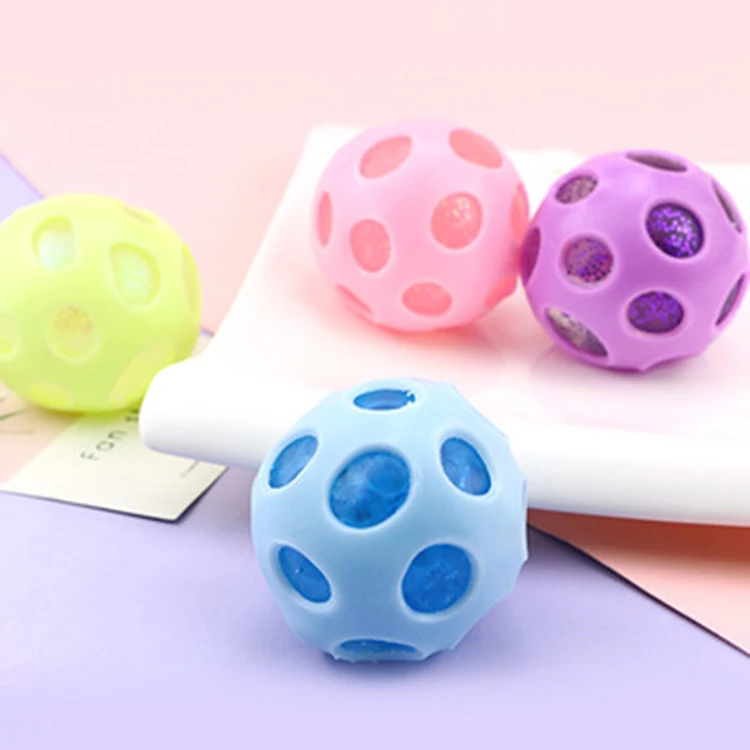 Игрушечный слайм мягкая игрушка-сжималка похлопывающие антистрессовые шарики водные растягивающиеся сетчатые мячи из термопластичной резины