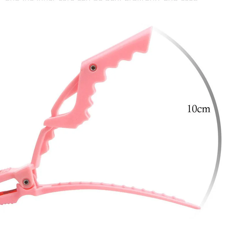 20 Colors Durable Nonslip Grip Crocodile 6pcs/packing Alligator Hair Clips Styling Custom Logo