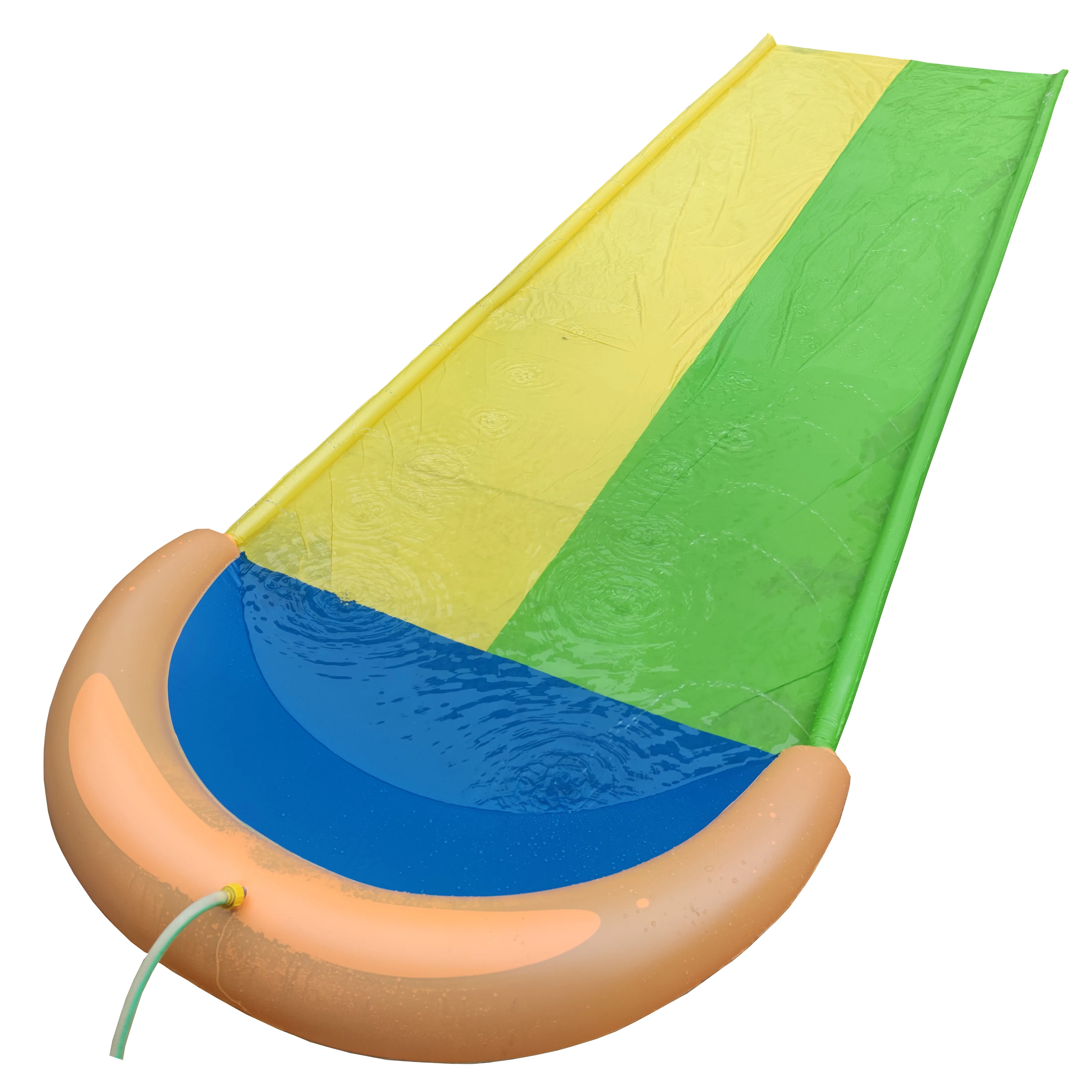 double water slip water slide for kid adults 197in racing lanes